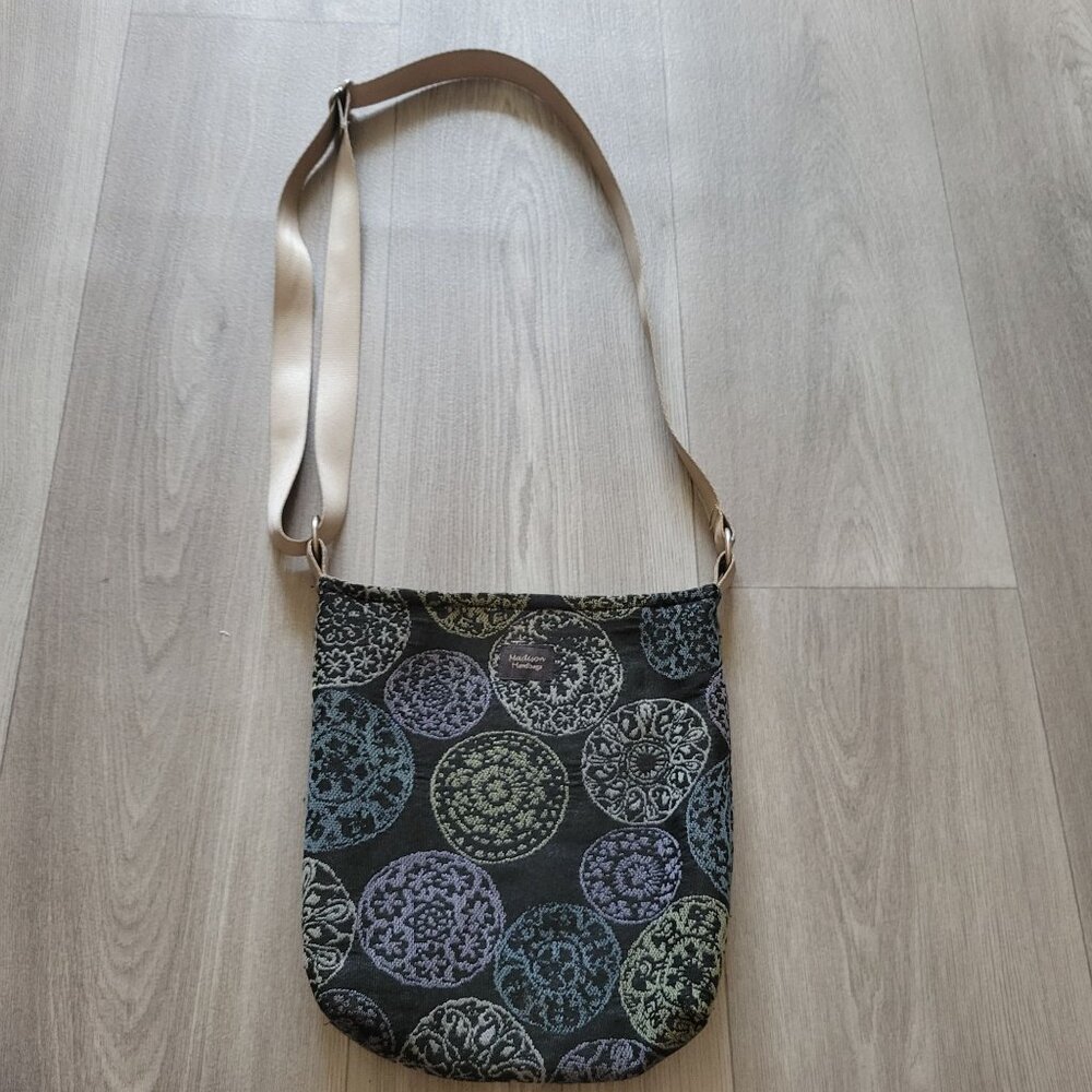 Tapestry Shoulder Bag With Adjustable Strap By Madison Handbags